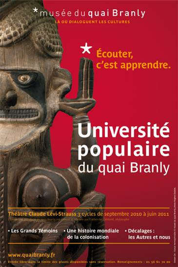 L’université Populaire du quai Branly