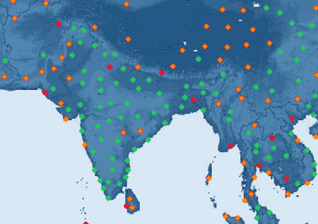 La météo indienne sur Météo France