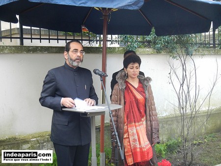 Republic Day à l'ambassade de l'Inde à Paris