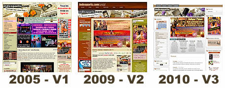 indeaparis.com de V1 à V3